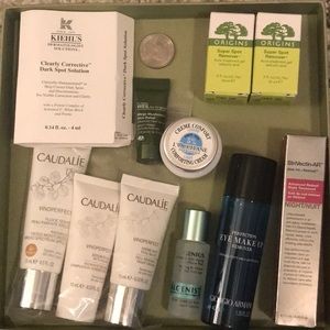 High end skincare sample bundle